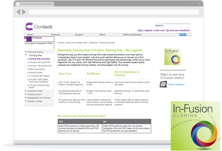 In-Fusion webinar campaign